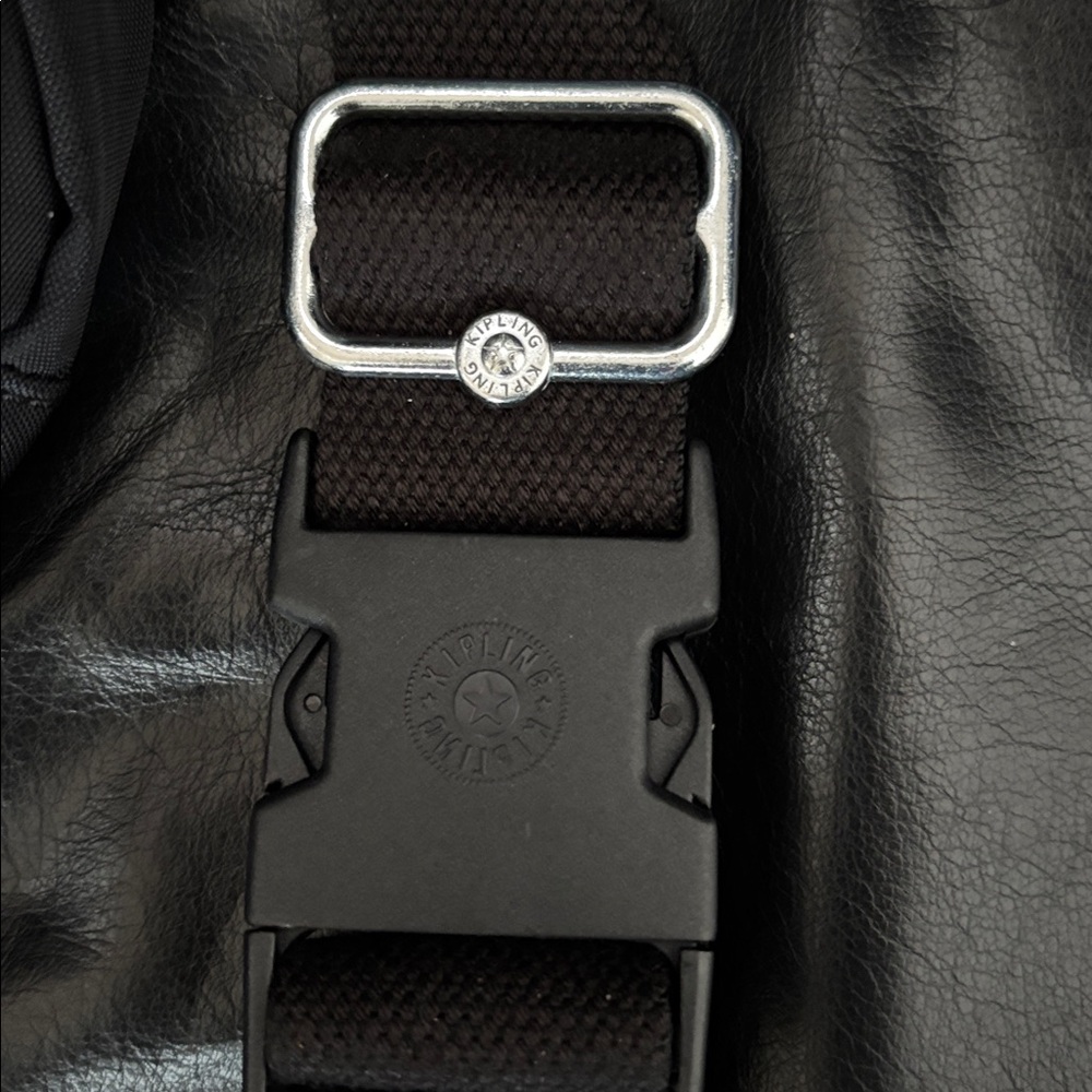 Kipling Black Multi Pocket Sling Bag NWT - Picture 5 of 11